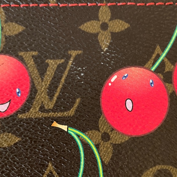 LV SAC PLAT MONOGRAM CERISE TAKASHI MURAKAMI - Picture 12 of 14